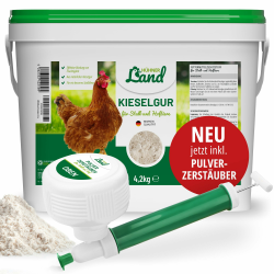 Angebot: HÜHNER Land Kieselgur & Profi Zerstäuber 🐓🌿 Angebot bei HelloDeals
