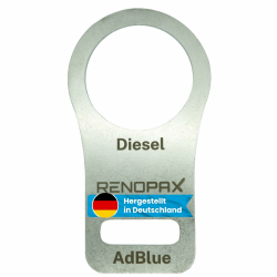 🔒🚚 RENOPAX AdBlue Verschluss Sicherung aus Edelstahl - Tank Deckel Schutz für Kastenwagen (Ducato, Jumper, Boxer) Angebot bei HelloDeals