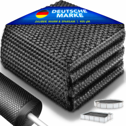 🌞 tillvex® Premium Pool Solarabdeckplane 400 µm Rechteckig 732x366 cm 🏊‍♂️ Angebot bei HelloDeals