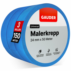 🎨 GAUDER Malerkrepp für präzise Farbkanten - Profi-Kreppband für Malerarbeiten 🖌️ Angebot bei HelloDeals
