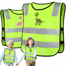 Hoiloie 2 Stück Warnweste Kinder 🦖 Angebot bei HelloDeals