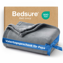 🛋️ BEDSURE Kuscheldecke Flauschig Decke Fleecedecke - Wohndecke Warm Winter Weich, Sofadecke XL, Decke Couch Blanket, Wohn- & Kuscheldecken 150x200cm, Sofa überwurfdecke Grau Grau 150 x 200 cm - Angebot! Angebot bei HelloDeals