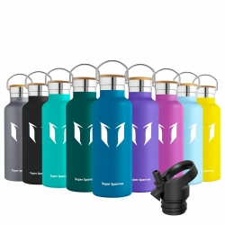 Super Sparrow Trinkflasche Edelstahl - 350ml/500ml/620ml/750ml/1L 🚴🏼‍♂️🏋️‍♀️ - Auslaufsicher Thermoskanne, BPA-Frei Wasserflasche Angebot bei HelloDeals