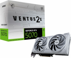 🎮 Angebot: MSI GeForce RTX 5070 12G Ventus 2X OC Weiß 🚀 Angebot bei HelloDeals