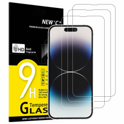 📱🔒 NEW'C 3 Stück Panzerglas für iPhone 14 Pro - Kratzfrei & Ultrabeständig Angebot bei HelloDeals