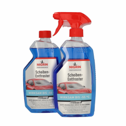 🚗🔥 NIGRIN Scheiben-Entfroster Sprühflasche 1x500ml + 1x500ml Nachfüllflasche 🚗🔥 Angebot bei HelloDeals