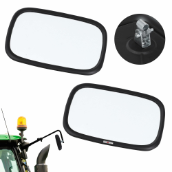 KOTARBAU® Universal Traktor Spiegel Klein 18 x 12,5 cm PVC 2 Stück Außenspiegel Mit Halterung LSLC - 18 x 12,5 cm 2er Set 🚜🔍 Angebot bei HelloDeals