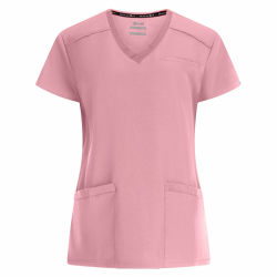 B-well Julia Kasacks Damen Pflege Kasacks Altenpflege Damen Kasack Damen Berufskleidung Kurzarm V-Ausschnitt Anti-Falten mit Elasthan M Mauve Angebot bei HelloDeals