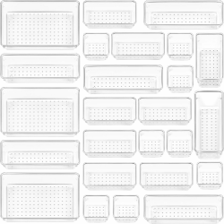 Vtopmart 25 Stücke Schubladen Organizer mit 4 Größen 💄📦 Angebot bei HelloDeals