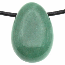 Echter Grüner Aventurin Tropfenanhänger 🌿 Angebot bei HelloDeals