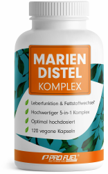 Mariendistel Kapseln hochdosiert 120x - 5-fach-Komplex 🏆 Angebot bei HelloDeals