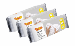 🎨🖌️ Jovi Air Dry Modelliermasse, 3x 500g in Weiß - Bastelspaß für Groß und Klein! Angebot bei HelloDeals