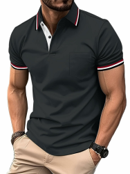 Zitysport Poloshirt Herren Kurzarm Shirt Golf Polo Shirt Männer Sommer Shirts 😎 Angebot bei HelloDeals