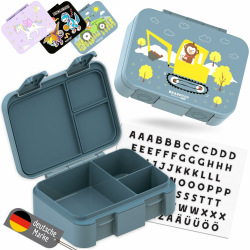 🌟 Sonderangebot! BEARFOOT Bento Box COMPACT | Brotdose Kinder mit Fächern Mädchen & Jungen (BPA-frei) Angebot bei HelloDeals