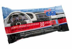 klaroCAR | Cockpit Pflege Feuchttücher | 30 Stück Angebot bei HelloDeals