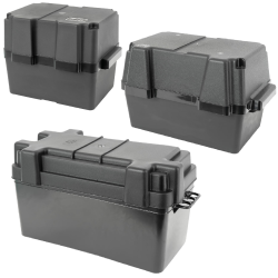 HonuNautic Batteriebox für Boot, Schiff oder Yacht ⚓ | Schwarz | 80 Ah Batterien Angebot bei HelloDeals