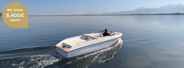 TCHIBO // Elektroboot Führerscheinfrei - Leines 560 "Comfort" mit exklusiver Ausstattung