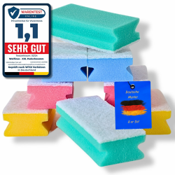 Walfinus Premium XXL 8 er-Set Kratzfreie Spülschwamm 🧽🌟 Angebot bei HelloDeals