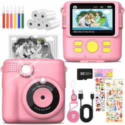 📸🎁 MILFECH Kinderkamera Sofortbildkamera - Ideales Geschenk für Kinder 🎉🌈 Angebot bei HelloDeals