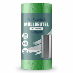 🌟 Super Deal! Amazon Müllbeutel 30 x 60L 60 Liter 🛍️ Angebot bei HelloDeals