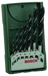🔧🪚 Bosch 7tlg. Mini-X-Line Holzspiralbohrer-Set 🪚🔧 Angebot bei HelloDeals