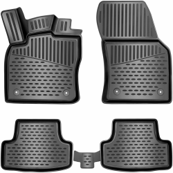 ELMASLINE Gummimatten Set für VW T-ROC Baujahr 2017-2025 🚗🔝 | Extra hoher Rand | 3D Fußmatten - Zubehör Angebot bei HelloDeals