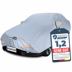 Upgrade4cars Autoabdeckung Outdoor Vollgarage | Auto Abdeckplane Komplett für alle Jahreszeiten | Autoplane Universal | Pkw Größe: L 483 * 178 * 121 cm Allrounder Pkw - L Angebot bei HelloDeals