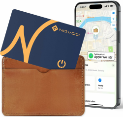 NOVOO Wallet Tracker Karte Thin 1.6mm Air Smart Tag Card 📱🔍 Angebot bei HelloDeals