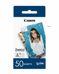 Angebot: Canon Zink™ Fotopapier – Selbstklebendes 5 x 7,6 cm (2x3") Fotopapier (50 Blatt) Angebot bei HelloDeals