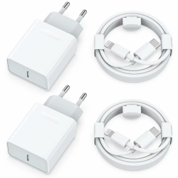 🔋 25W Schnellladegerät und Ladekabel für iPhone 14/14 Plus/14 Pro/14 Pro Max/13 12 11 SE, 4-Pack USB C Ladegerät 2M Schnellladekabel Stecker Netzteil Power Adapter Ladestecker Netzstecker 🔌 Angebot bei HelloDeals