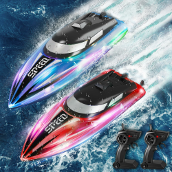YOOHBERRYS Ferngesteuertes Boot 2 Stück mit LED-Lichtern 🚤🌊☀️⚓️🌴 Angebot bei HelloDeals