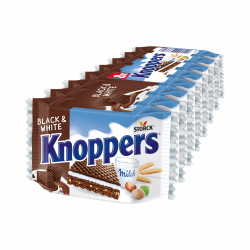Angebot: Knoppers Black and White - 8 x 25g Angebot bei HelloDeals