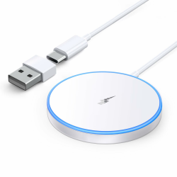 Mag-Safe Ladegerät iPhone, Wireless Charger induktive Ladestation für iPhone Angebot bei HelloDeals