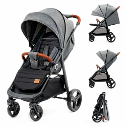 👶 Kinderkraft GRANDE PLUS Kinderwagen 🛒 22 kg, Liegeposition, große Räder 🌟 Angebot bei HelloDeals
