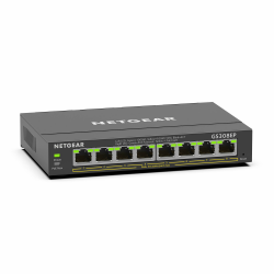 NETGEAR GS308EP PoE Switch 8 Port Gigabit Ethernet LAN Switch PoE+ 62W Plus 🌟 Angebot bei HelloDeals