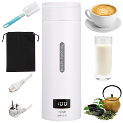 500ML Kleiner Tragbarer Wasserkocher - 3 in 1 Mini Elektrische Wassertasse 🥛 Angebot bei HelloDeals