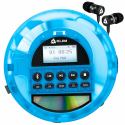 🔊 KLIM Nomad CD Player Bluetooth - Tragbarer CD-Player Discman mit langlebigem Akku 🔊 Angebot bei HelloDeals