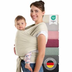 👶 Laleni Tragetuch Baby aus weicher Baumwolle - Babytrage Neugeborene ab Geburt 🌟 Angebot bei HelloDeals