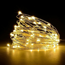 🌟 Jsdoin Lichterketten Batterie, 5m 50LEDs Draht Lichterkette mit Batterie 🌟 Angebot bei HelloDeals