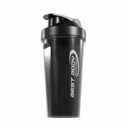 Best Body Nutrition - Eiweiß Shaker 700 ml Schwarz Schwarzer Stahl 700 ml 🏋️‍♂️ Angebot bei HelloDeals