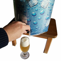 🍻 5 Liter Bierfasskühler Kühlmanschette Zapfstelle für Partyfass Partydose Zapfanlage (Eiswürfeloptik) 🍺 Angebot bei HelloDeals