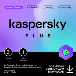 🔒 Kaspersky Plus Internet Security 2025 | 3 Geräte | 1 Jahr 🔒 Angebot bei HelloDeals