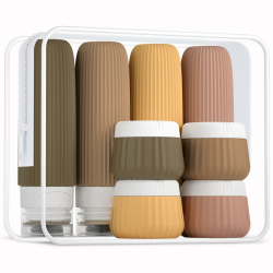 Gemice Silikon Reiseflaschen 8er Pack 🧳✈️ - TSA genehmigt! Angebot bei HelloDeals