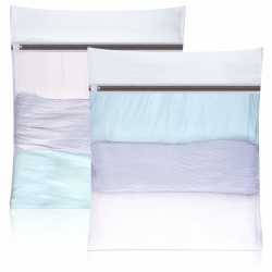 🌟 Dntorx 2 Stück Wäschenetz für Waschmaschine, 50 x 60cm Wäschesack 🧺 Angebot bei HelloDeals