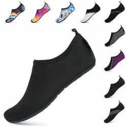 🌊👟 SAGUARO Unisex Badeschuhe Herren Schwimmschuhe Damen Schnell Trocken Wasserschuhe Outdoor Aqua Schuhe, 37-47EU 38/39 EU Ruß Angebot bei HelloDeals