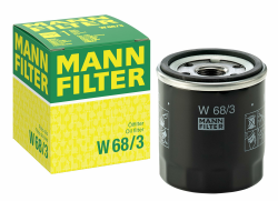 🚗 MANN-FILTER W 68/3 Ölfilter - für Pkw + Transporter Black Einzelpack 🚚 Angebot bei HelloDeals