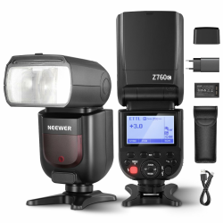 NEEWER Z760-C TTL Blitzgeräte Kompatibel mit Canon 📸 Blitzlicht 76Ws GN60 2,4G 1/8000s HSS Angebot bei HelloDeals