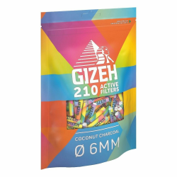 GIZEH RAINBOW Aktivkohlefilter - 210er Pack Slim Filter 6 mm Angebot bei HelloDeals