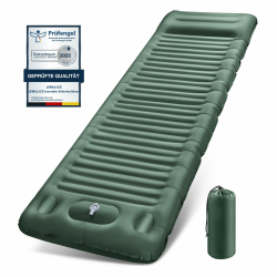 🏕️ JEMULICE Isomatte Selbstaufblasend - Ultraleicht & Bequem 🌿 Angebot bei HelloDeals