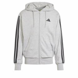 🔥 Mega Deal! adidas Herren Essential Three Stripes French Terry Fullzip Hoodie Kapuzenpullover Angebot bei HelloDeals